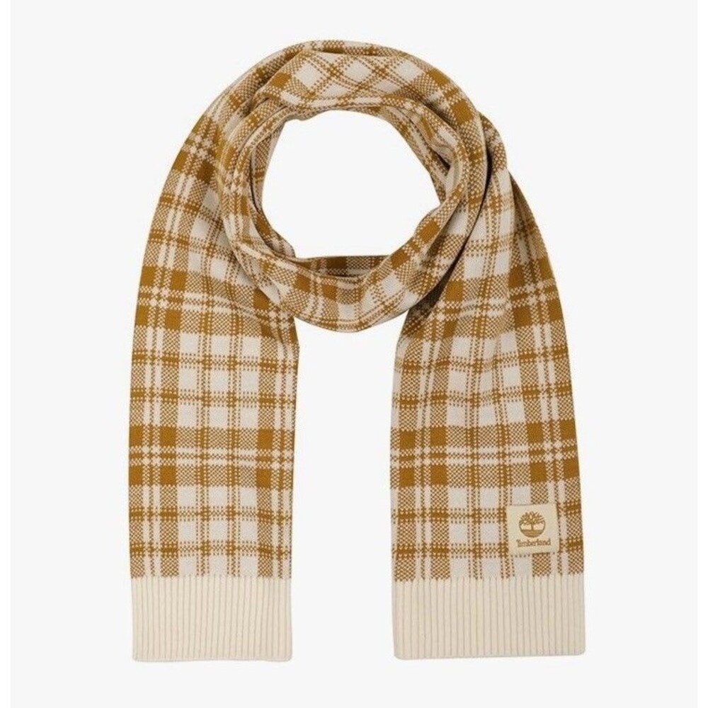 Timberland 64"x10" Buffalo Plaid Acrylic Scarf Unisex OS Preppy Hipster NWT’s